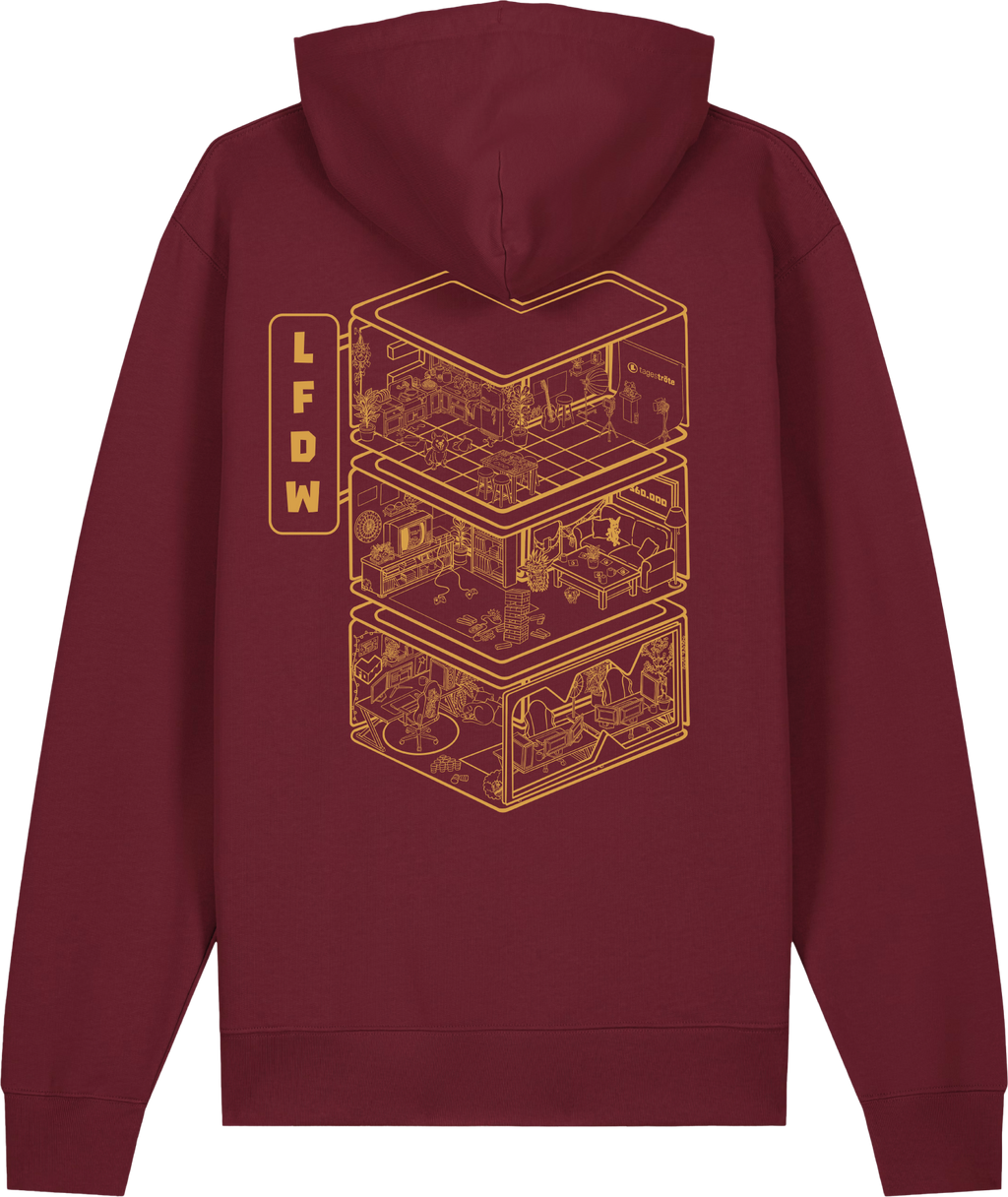 Hoodie - Das LFDW Haus - Bordeaux