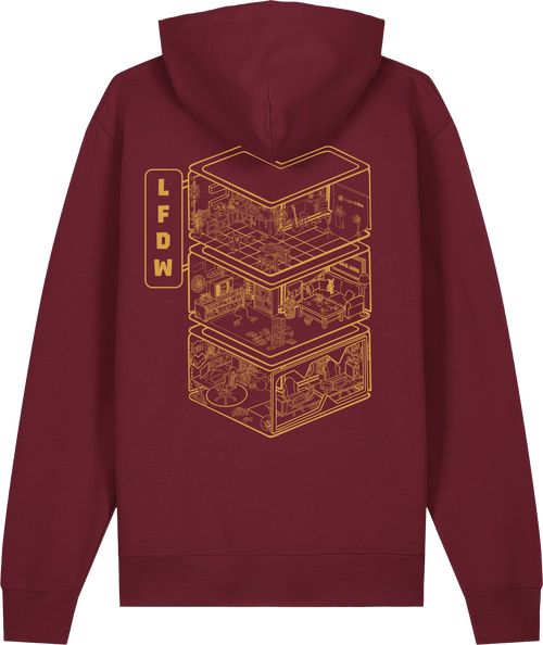 Hoodie - Das LFDW Haus - Bordeaux