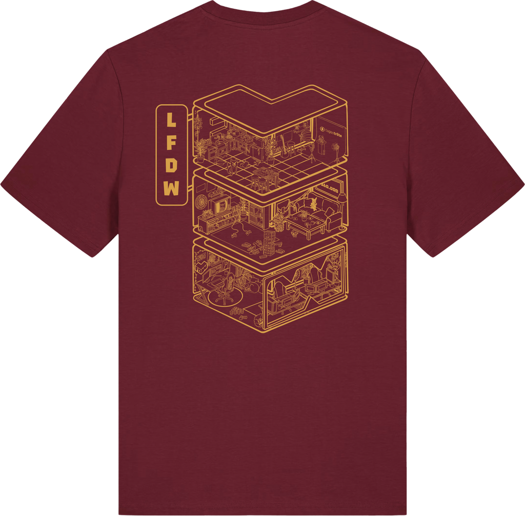 T-Shirt - Das LFDW Haus - Bordeaux