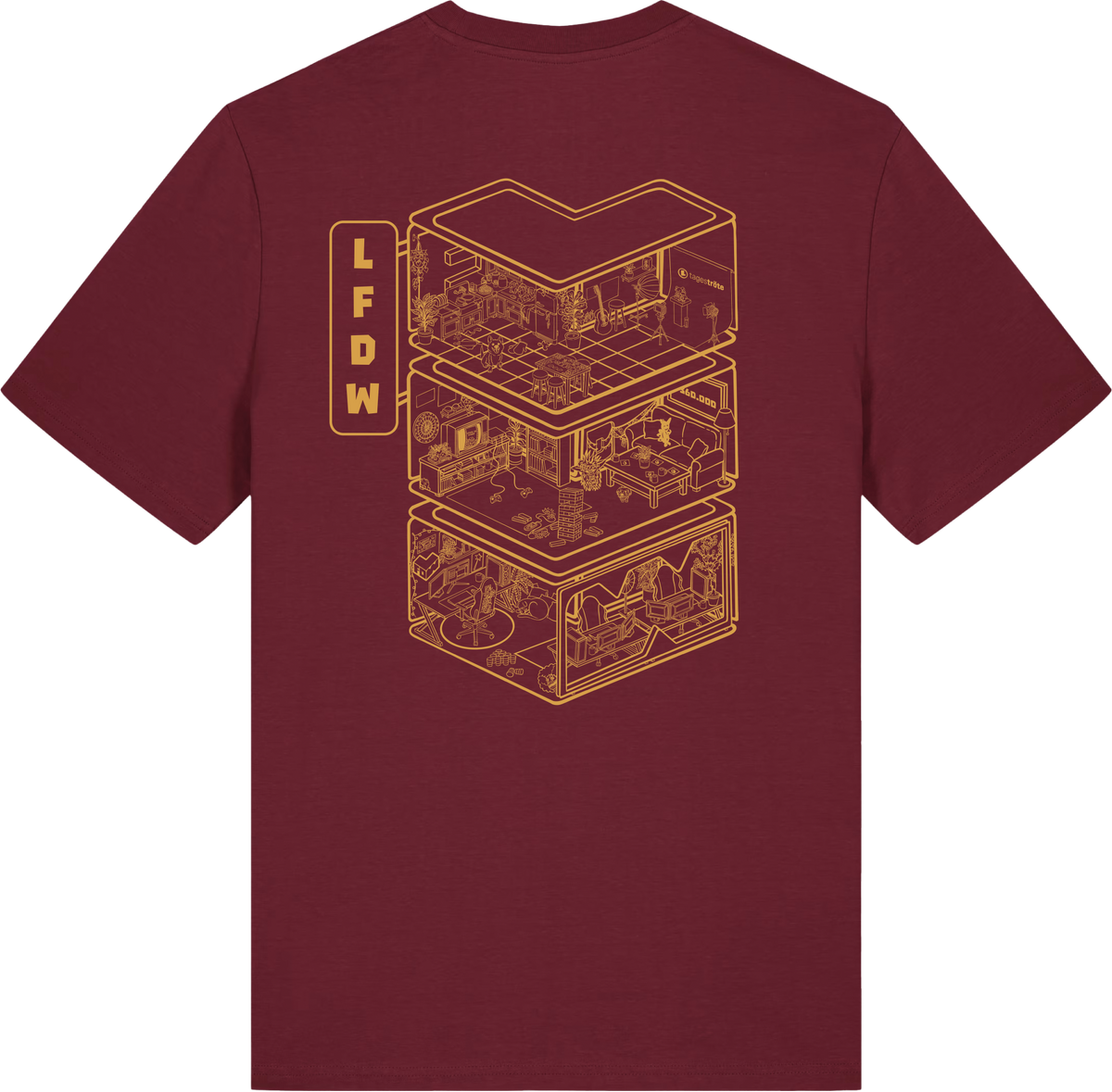 T-Shirt - Das LFDW Haus - Bordeaux